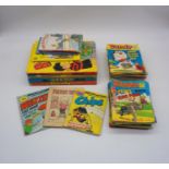 A quantity of vintage children's books and comics, including Beano and Dandy etc.