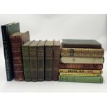 A collection of vintage and antiquarian books including five Warne Pocket Guides (Wayside and