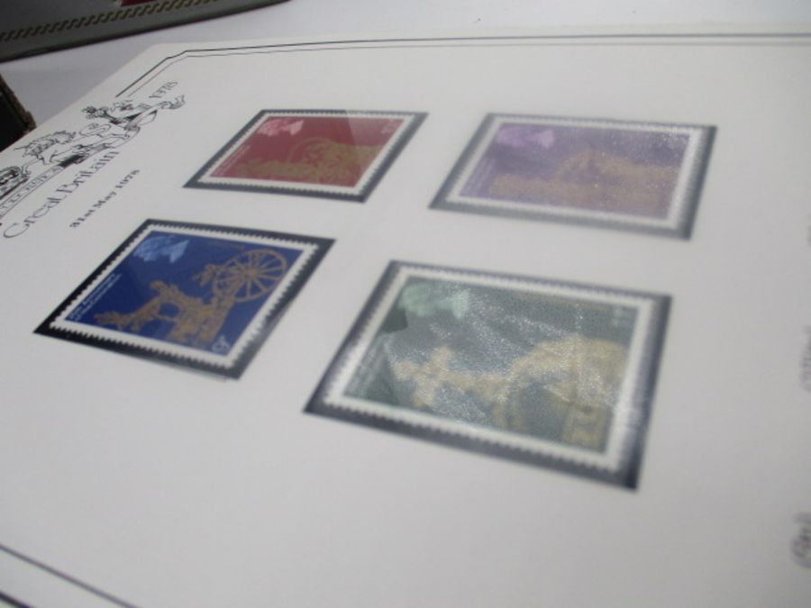 A large collection of UK and world wide loose leaf stamps. Lot also includes some part completed - Image 27 of 146