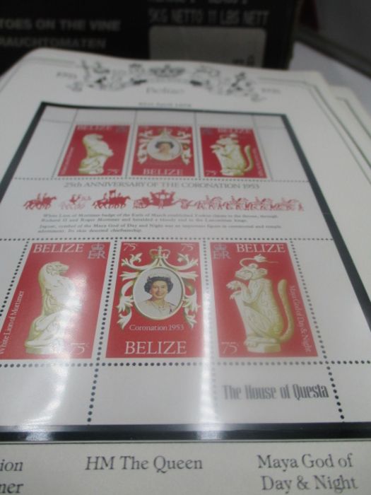 A large collection of UK and world wide loose leaf stamps. Lot also includes some part completed - Image 5 of 146