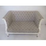 A modern Julian Chichester classical style two seater sofa, length 142cm, depth 71cm