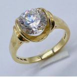 A 14ct gold dress ring, weight 3.5g