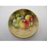 A small Royal Worcester pin dish - diameter 7cm