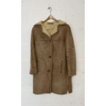 A Vintage sheepskin coat along with a Dellbury cashmere ladies coat