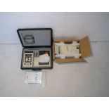 A boxed Citizen desk printer type CBM-510L-40RF12, along with a cased Kane May portable
