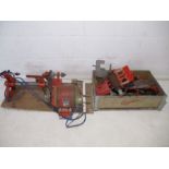 An untested Gryphon (Brook Motors Ltd, Huddersfield) lathe, with accessories including a