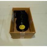 A quantity of 7" vinyl records, including demo/promo pressings, artists include The Beach Boys,