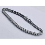 A 925 silver tennis bracelet