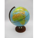 A boxed vintage George Phillip & Sons (London) globe