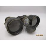A pair of Lawrence & Mayo "The Lynx" binoculars with built in compass