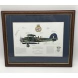 Malcolm Kinnear “Swordfish Aerophile” Limited Edition framed print 78/100 with certificate -