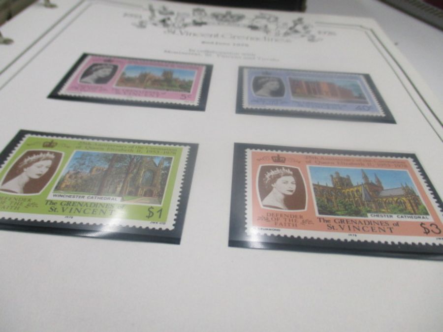 A large collection of UK and world wide loose leaf stamps. Lot also includes some part completed - Image 35 of 146
