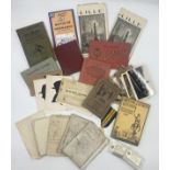 A collection of various ephemera mainly concerning WW1, including maps of the trenches, Third Army