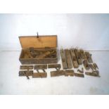 A quantity of woodwork planes and equipment.