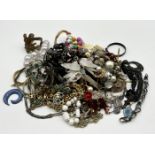 A collection of costume jewellery etc.