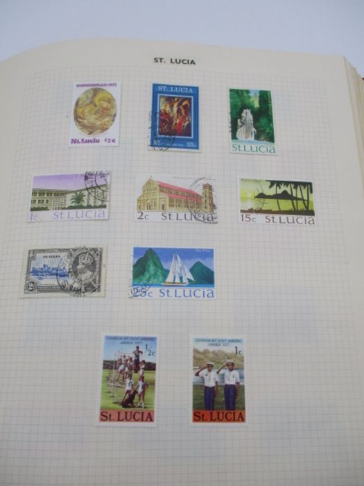 An album of stamps from countries including St Helena, St Lucia, Samoa, San Marino, Saudi Arabia, - Image 9 of 133