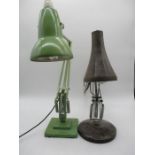 Two Anglepoise lamps including one by Herbert Terry.