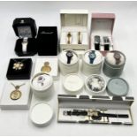 A collection of boxed fashion watches including Orla Kiely, Radley etc.