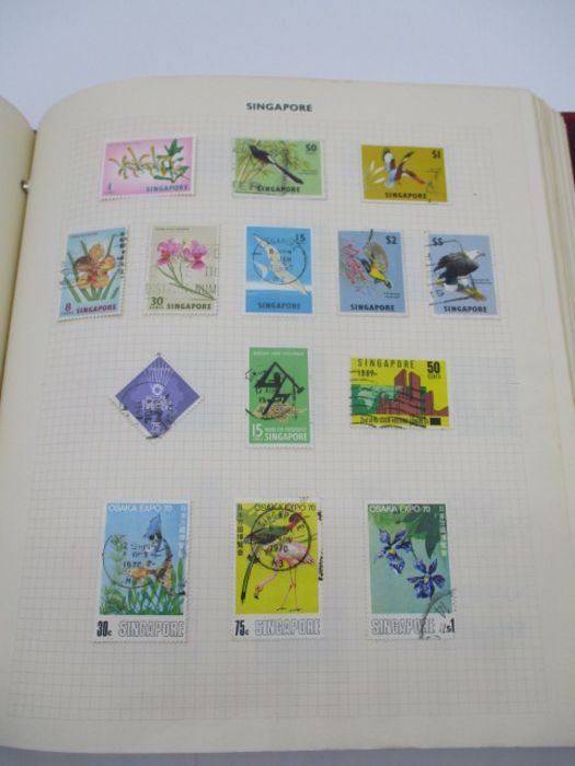 An album of stamps from countries including St Helena, St Lucia, Samoa, San Marino, Saudi Arabia, - Image 28 of 133