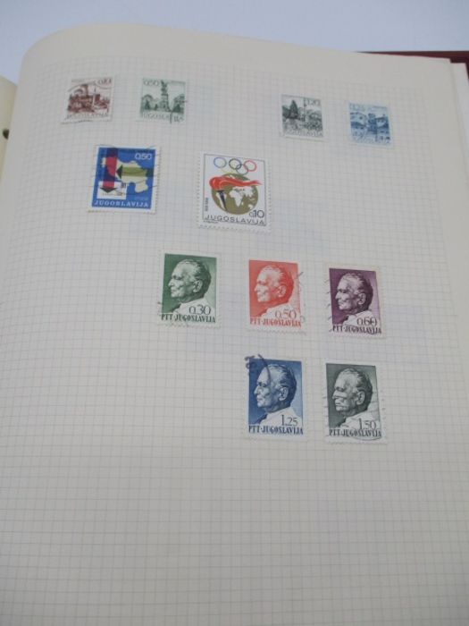 An album of stamps from countries including St Helena, St Lucia, Samoa, San Marino, Saudi Arabia, - Image 129 of 133