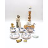 A mixed lot, including a Willow Tree figure - 'Promise', a quantity of Henriot Quimper ceramic