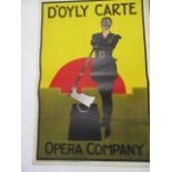 A collection of eight D'Oyly Carte for the Opera Company posters by David Allen & Sons Ltd