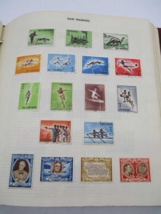 An album of stamps from countries including St Helena, St Lucia, Samoa, San Marino, Saudi Arabia, - Image 16 of 133