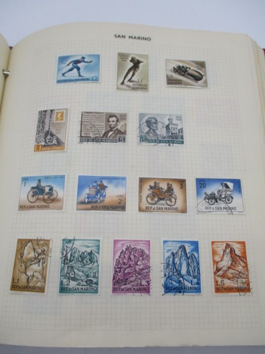 An album of stamps from countries including St Helena, St Lucia, Samoa, San Marino, Saudi Arabia, - Image 15 of 133