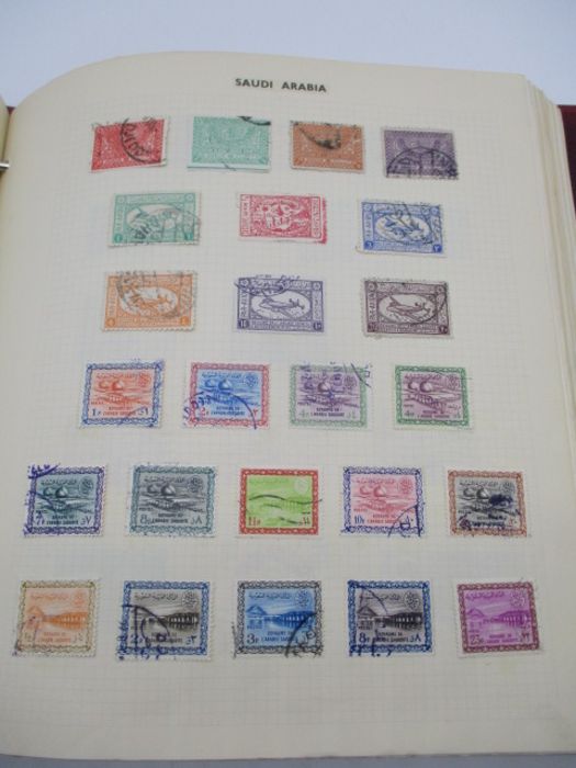 An album of stamps from countries including St Helena, St Lucia, Samoa, San Marino, Saudi Arabia, - Image 19 of 133