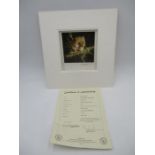 An unframed David Shepherd "Harvest Mouse" print with certificate of authenticity - numbered 696