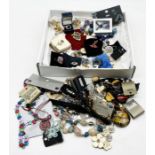 A collection of costume jewellery including 925 silver ring etc.