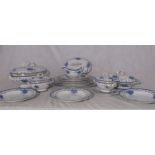A part Royal China Works, Worcester dinner set, manufactured for H G Stephenson, Manchester