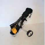 A quantity of golf equipment, including clubs by Ben Sayers, Acer XDS, Calloway Big Bertha,