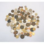 A small quantity of UK and worldwide coinage.