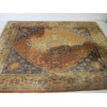 An Eastern style rug (in need of cleaning). 357cm x 273cm