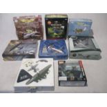 A collection of boxed aviation die-cast including two Corgi Aviation Archive planes (Avro York - Dan