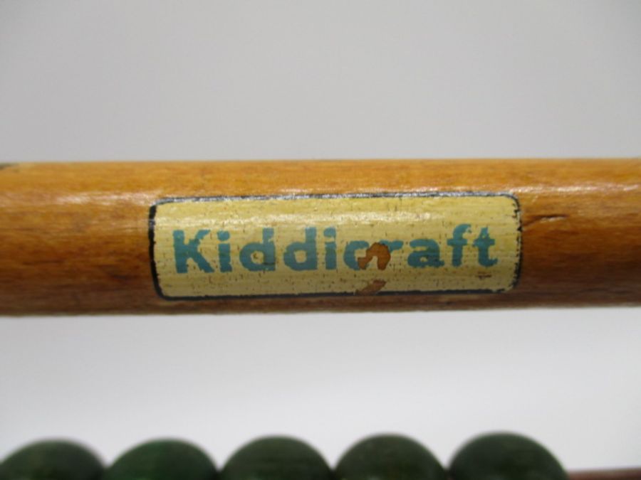 A vintage wooden Kiddicraft abacus - height 31cm - Image 5 of 5