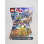 Two boxed Lego "The Lego Movie" sets including Benny's Spaceship Spaceship, SPACESHIP! (70816) and