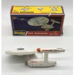 A boxed Dinky 358 'Star Trek USS Enterprise' with shuttle craft, inner packing piece and two