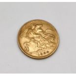 A 1906 half sovereign