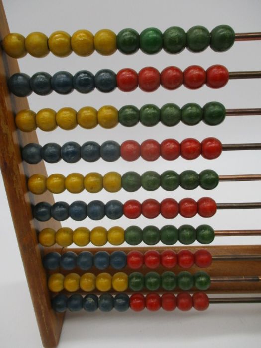 A vintage wooden Kiddicraft abacus - height 31cm - Image 4 of 5