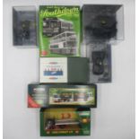 A collection of die cast including Corgi Eddie Stobart and the Guy Invincible tanker from the