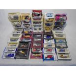 A collection of boxed die-cast vehicles including Lledo Days Gone, Matchbox Models of Yesteryear,