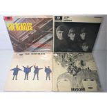 Four 12" vinyl records by The Beatles, comprising of 'With The Beatles' (-1N/-1N matrix), 'Please
