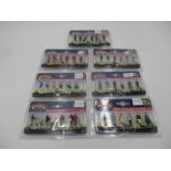 A collection of seven sealed Bachmann Branch-Line Scenecraft OO gauge model railway figures