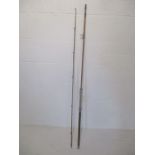 A Hardy LRH Spinning two-piece split cane fishing rod