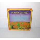 Six 12" vinyl records comprising of Hawkwind, Free and Blodwyn Pig.