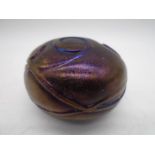 An iridescent Boda paperweight, by Bertil Vallien, 98115