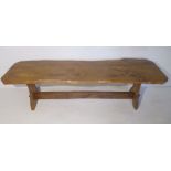 A live edge bench. 145cm x 46cm (at widest point) height 43cm