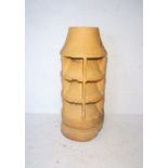 A terracotta chimney pot, A/F.